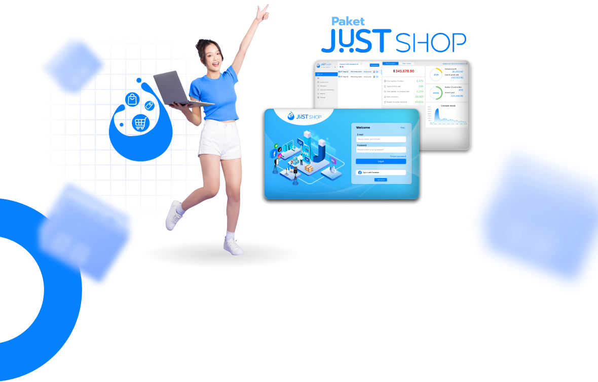 JST ERP Just shop Sistem Live, Mengambil Pesanan Otomatis - Sistem manajemen pesanan untuk penjual online