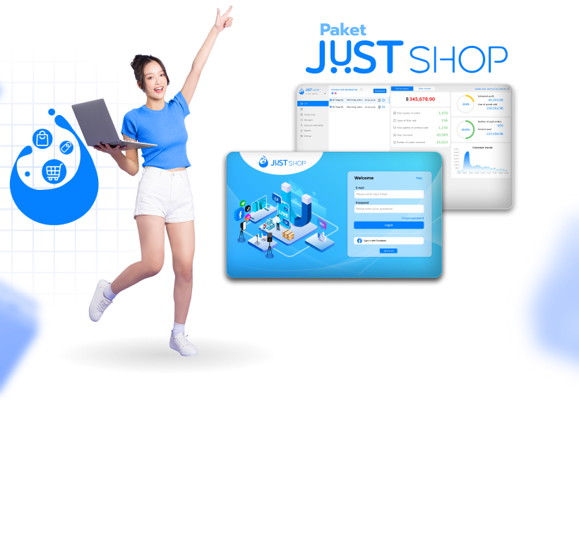 JST ERP Just shop Sistem Live, Mengambil Pesanan Otomatis - Sistem manajemen pesanan untuk penjual online