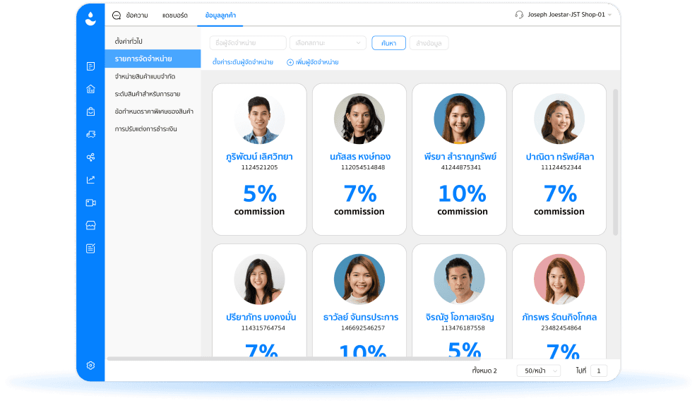 Manage wholesale sales