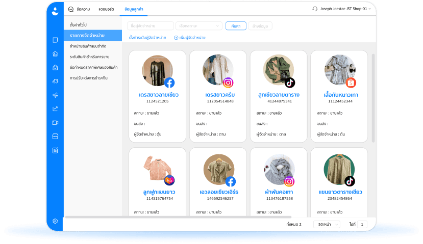 Support for managing multiple platforms and multiple stores